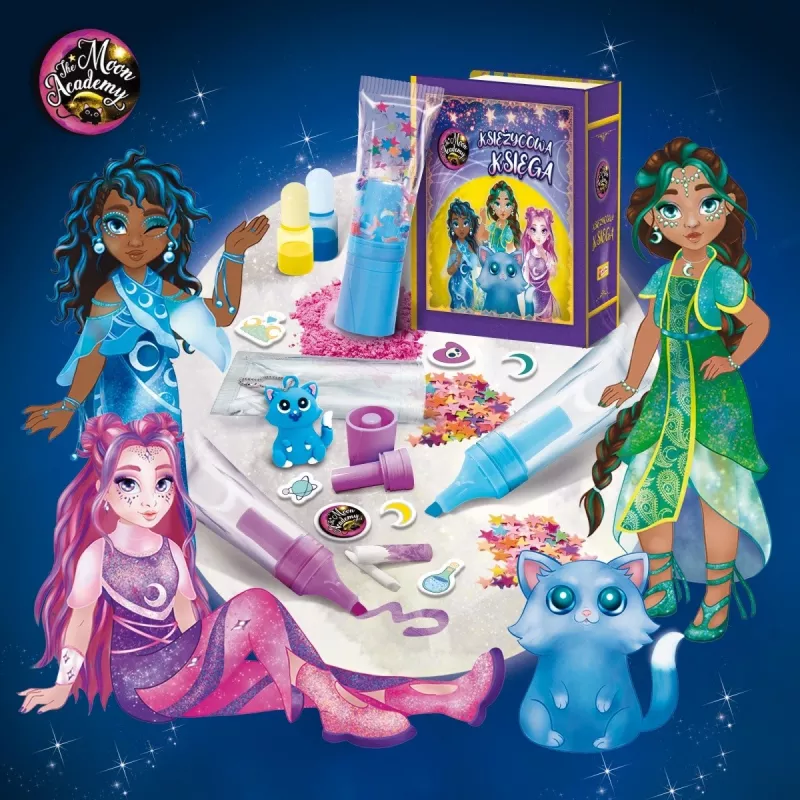Highlighter Set Liscianigiochi Moon Academy — set of Moon highlighters (304-PL110568)