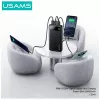 Power bank usams PB80 PD20W 10000mAh — portable charger, black
