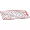 Logitech POP Icon Combo - Keyboard-and-Mouse-Set - Wireless - Bluetooth LE - QWERTY - US International - rosé, Off-White (920-013142)