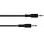 3.5mm Stereo Cable Omnitronic 30211600 — 1.5 m, black, TRS male-to-male