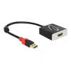 Video cable adapter DeLOCK 62736 USB Type-A to HDMI 0.2 m Black