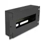 Rack accessory DELOCK 67320 — metal cover strip, black, 1 pc
