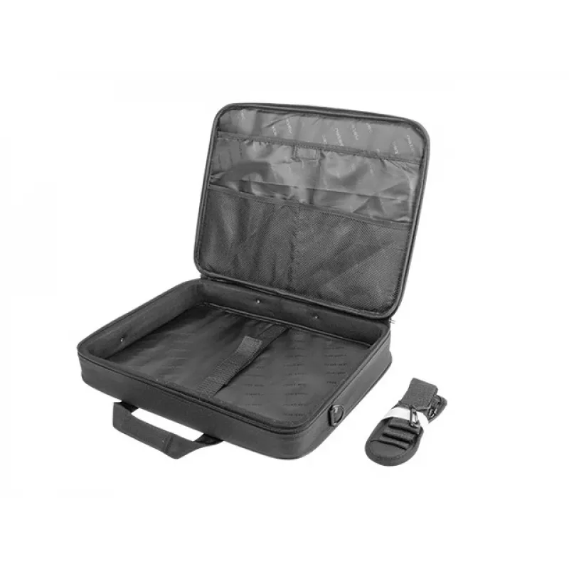 Briefcase NATEC Doberman 43.9 cm (17.3 inch) polyester shock-resistant bag with shoulder strap