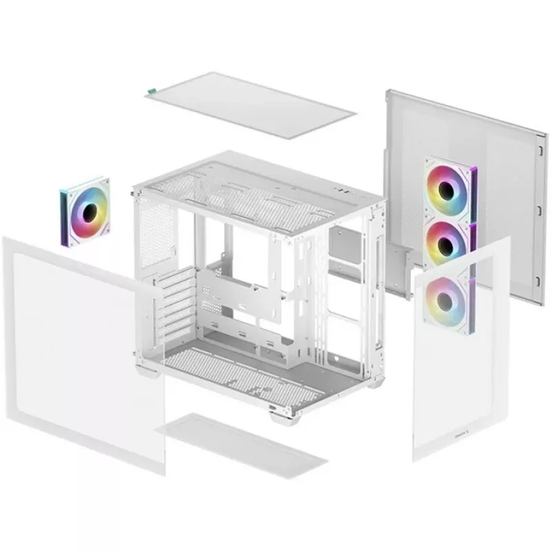 PC Case DeepCool CG530 4F WH Midi Tower White