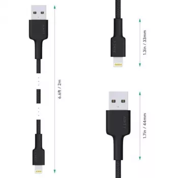 Lightning Cable AUKEY CB-AL05 1m Black