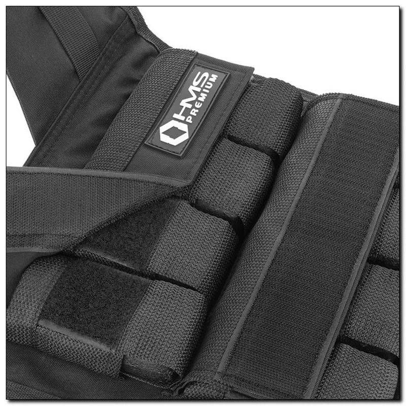 HMS Fitness KTO16 weighted vest Steel Black
