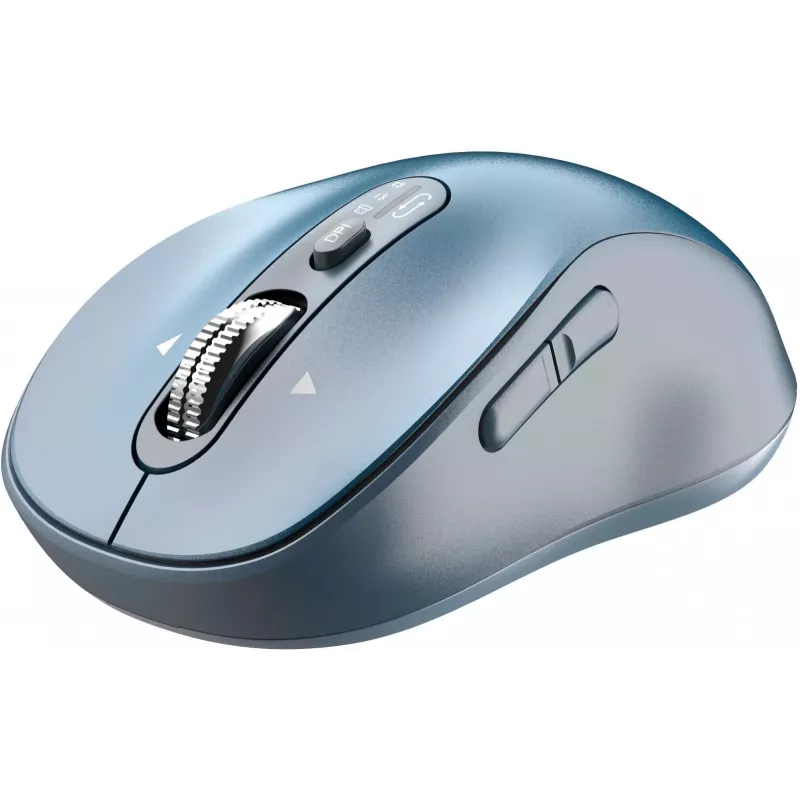 Wireless mouse YENKEE YMS2010BE dual-mode ergonomic, 2.4 GHz USB receiver + Bluetooth 5.1, 4-level DPI 1000–3200, 6 buttons