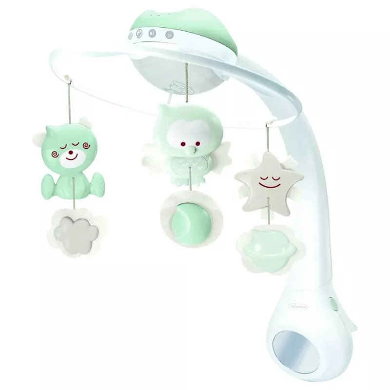 Musical toy B-kids Musix Box 3in1 Green — 3-in-1 interactive baby music box with lights and buttons