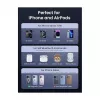 UGREEN indoor AC wireless charger for headphones and smartphones W528, grey, short-circuit and under-voltage protection