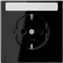JUNG LS 1520 NA SW Socket Outlet Type F Black (LS1520NASW)