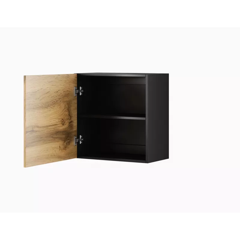 Cama living room cabinet set VIGO 22 black/wotan oak