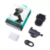 Car dashboard smartphone mount with wireless charger Wozinsky — black