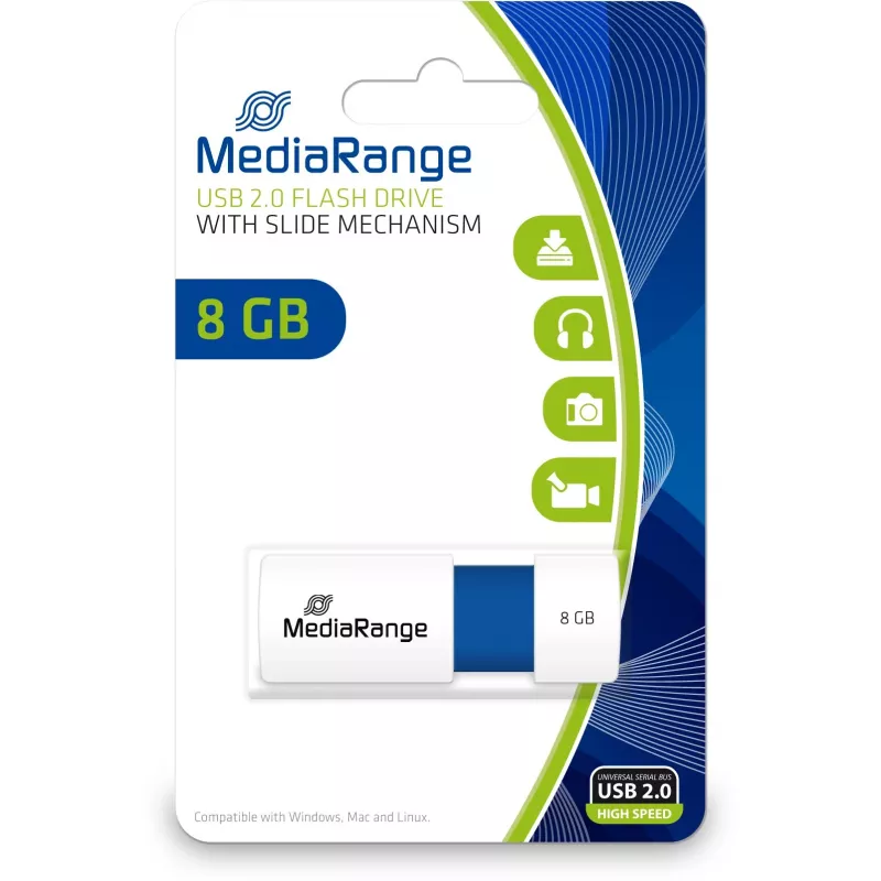USB flash drive MediaRange 8 GB USB Type-A 2.0 MR971