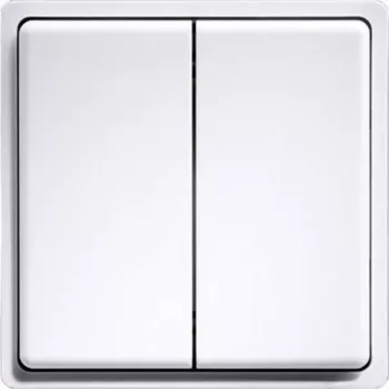 Wireless mini push-button switch Eltako FMT55/4-rw white (MPN 30000262)