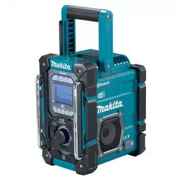 Portable Radio Makita DMR301 — DAB/DAB+/FM/AM, USB-A, 18V Li‑Ion, Splash‑proof