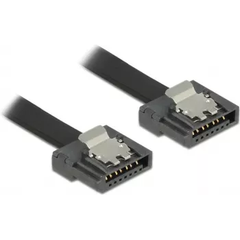 SATA Cable DeLOCK 0.7m SATA III 7-pin Black