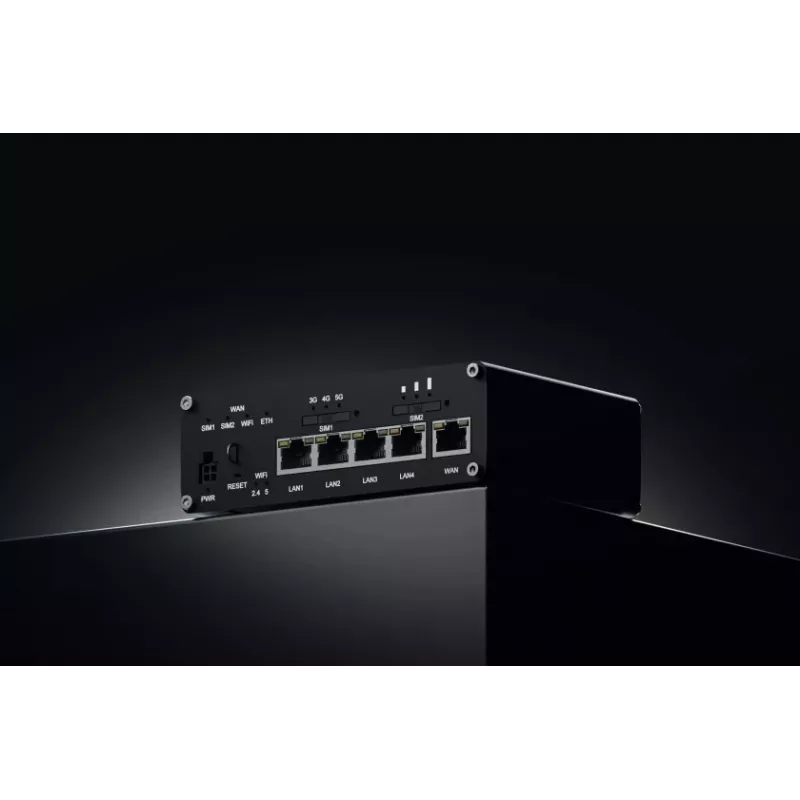 Teltonika RUTC50 wireless router Gigabit Ethernet Dual-band (2.4 GHz / 5 GHz) 5G Black