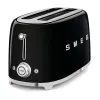 Smeg - TSF02 Toaster 4 Slices - Black/lacquered/WxHxD 41x20.8x21.5cm/6 Roasting Stages/1500W