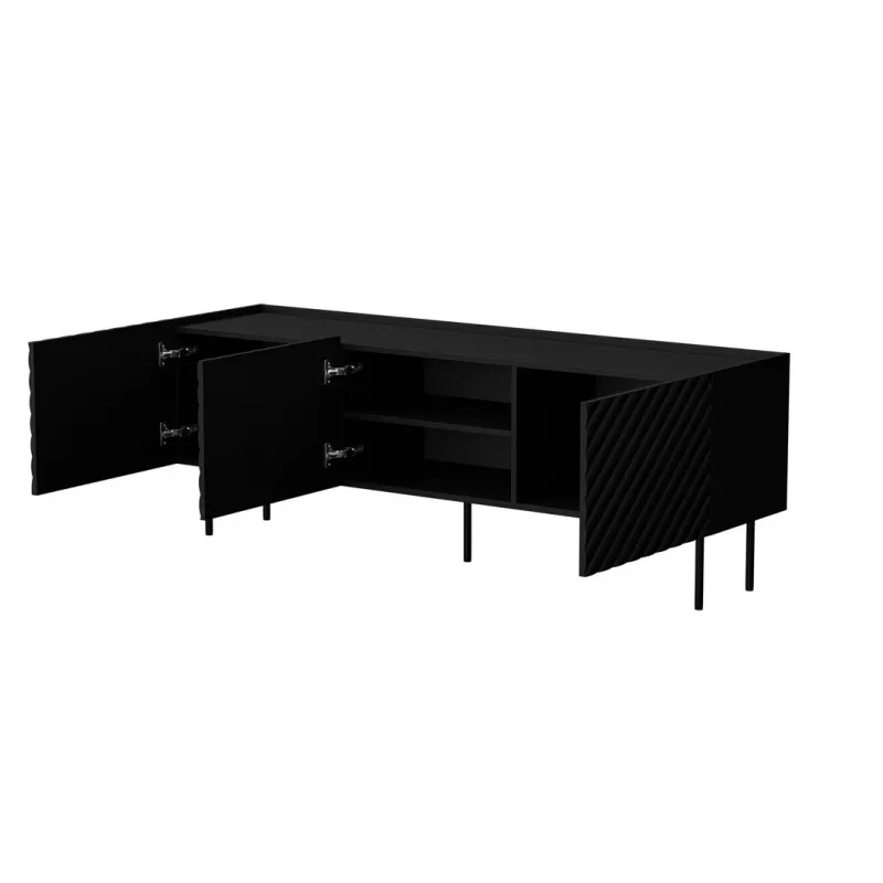 Cama LUCCA 3D TV cabinet 165x40x59 black