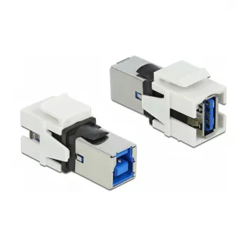 Keystone module DeLOCK 86394 Flat White USB A