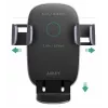 Wireless Charging Phone Mount Aukey HD-C52 — Qi-compatible adjustable-angle car phone holder with wireless charging