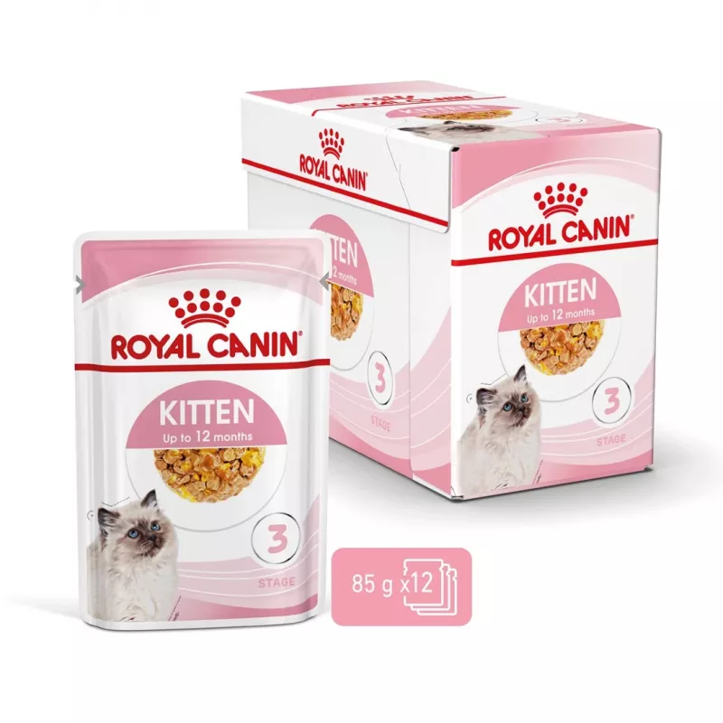 Wet cat food Royal Canin Kitten Gravy 85 g — poultry, 78% moisture, 12% protein