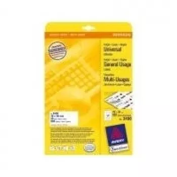 Avery - Labels - White - A4 (210 x 297 mm) - 25 pc(s). (3490)