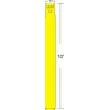 Zebra 10012712-2 printer label Yellow Self-adhesive printer label