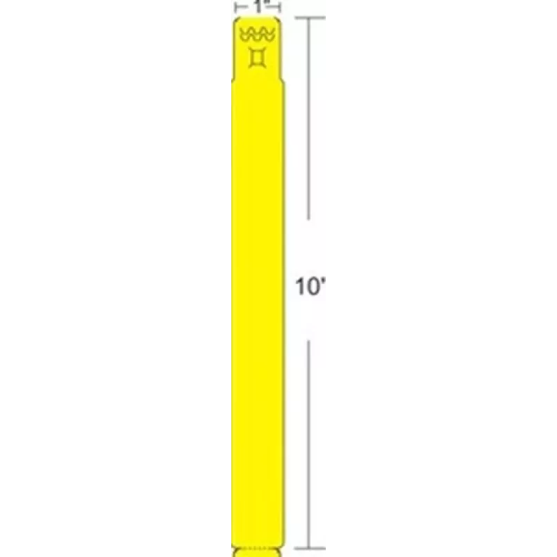 Zebra 10012712-2 printer label Yellow Self-adhesive printer label