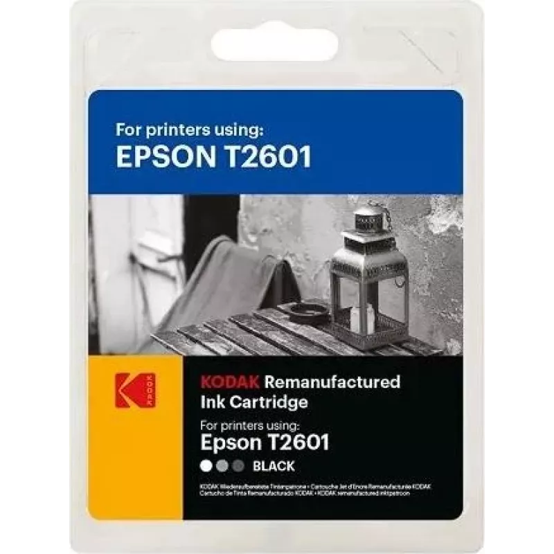 185E026001 KODAK EPS. XP610 TINTE BLK C13T26014012/T2601 220Seiten 10ml (185E026001)