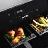 Air Fryer Petra PT4750BLKVDEEU7, Dual‑chamber, 3.7 L capacity, Black