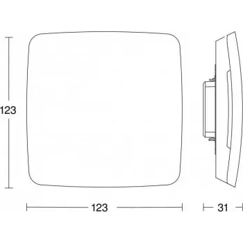 Presence detector Steinel True Presence KNX Multisensor UP 056353 — ceiling recessed, KNX-compatible