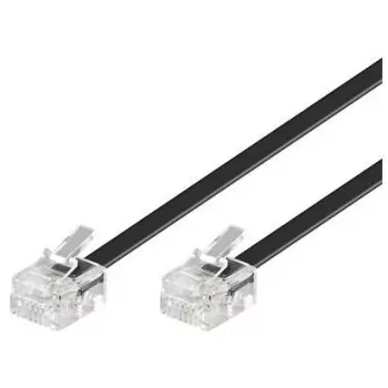 Telephone Cable Microconnect MPK182 RJ-11 RJ-11 2m Black