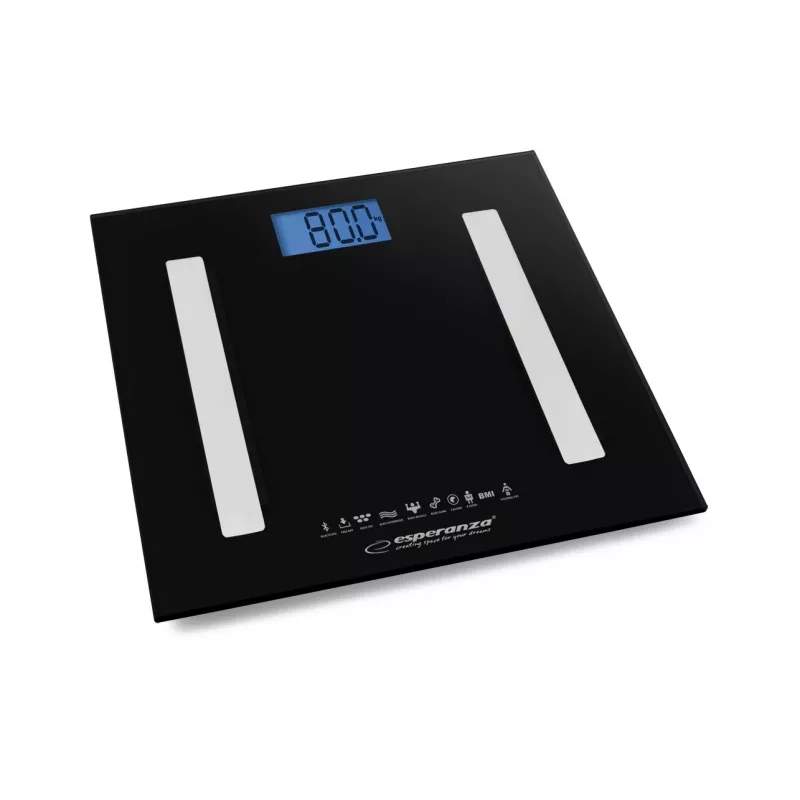 Esperanza EBS016K personal scale Electronic personal scale Square Black