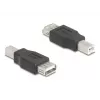Cable Gender Changer DeLOCK 67199 USB Type-B to Type-A Black