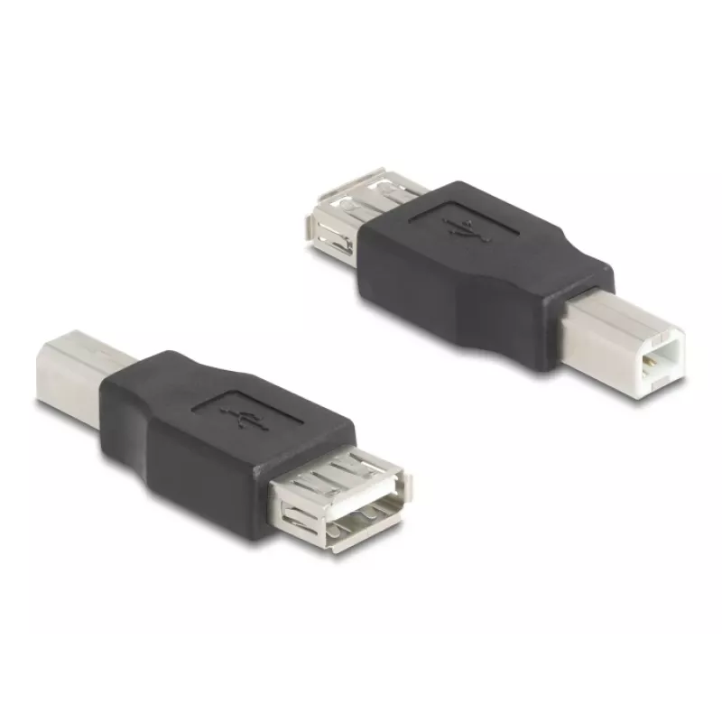 Cable Gender Changer DeLOCK 67199 USB Type-B to Type-A Black