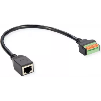 ROLINE Cable-Adapter RJ45 BU - Push- Terminal Block - Adapter - Network (12.02.1172)