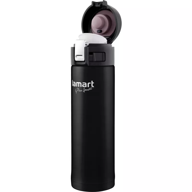 Thermal mug LAMART LT4045 400 ml stainless steel vacuum insulated travel cup, Ø 6.4 cm