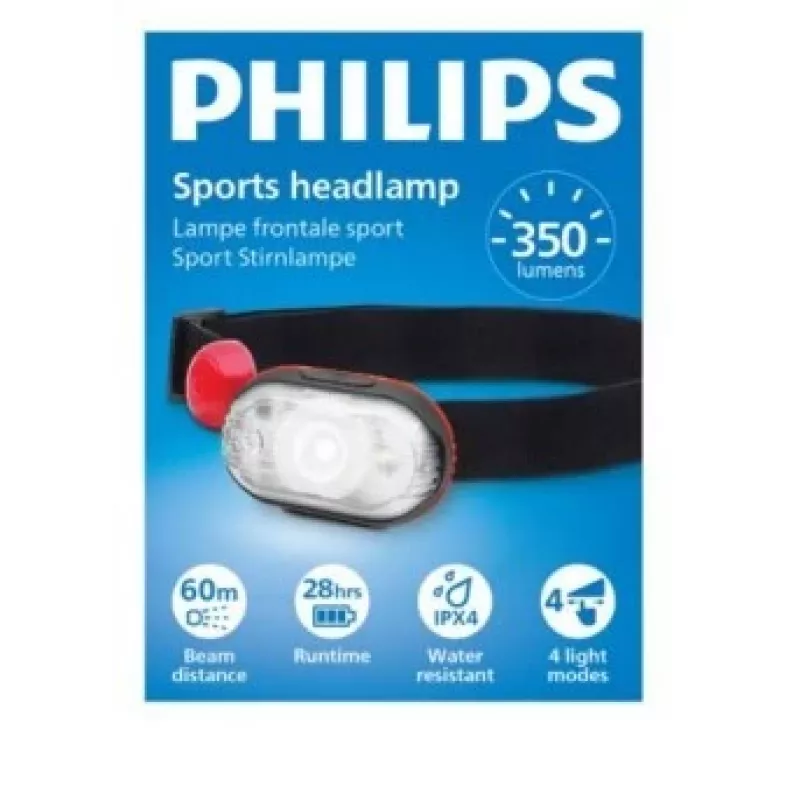Flashlight Philips Headlight LED 350 lm 3x AAA