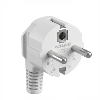 Electrical power plug Type F Bachmann 910.200 White