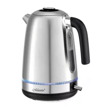 Maestro MR-050 Electric kettle with lighting, silver 1.7 L