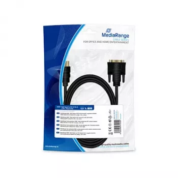 HDMI to DVI connection cable MediaRange MRCS185 2m black
