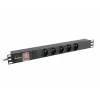 Lanberg PDU-05E-0200-IEC-BK power distribution unit (PDU) 5 AC outlet(s) 1U Black