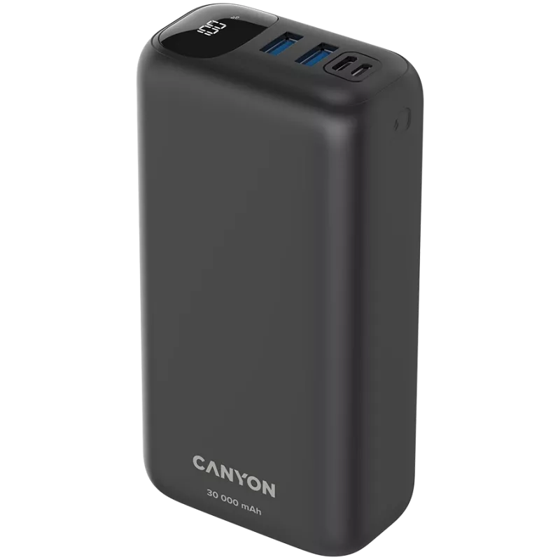 Canyon Powerbank PB-301 30000 mAh PD/QC/Display black retail