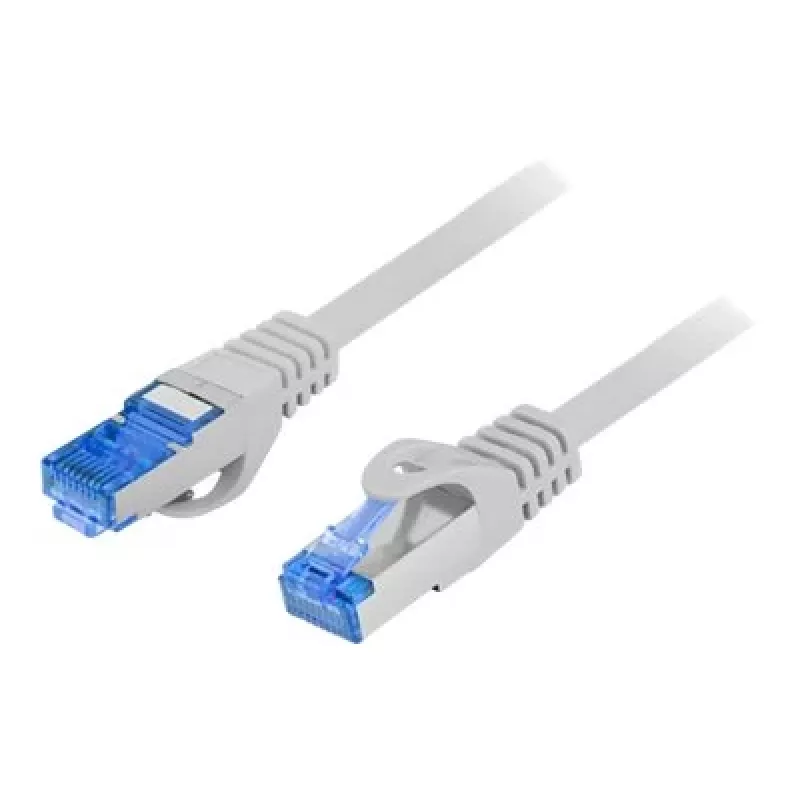 Network cable LANBERG Cat6a S/FTP PCF6A-10CC-0300-S RJ-45 3 m Grey, LSZH, 500 MHz, CCA, Ø6 mm