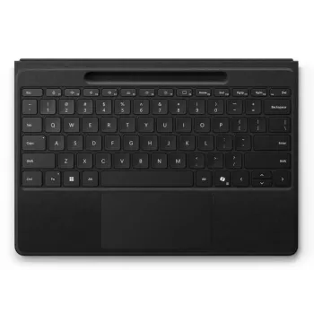 Keyboard cover Microsoft Surface Pro Flex — German layout, Bluetooth, built-in battery, Black, compatible with Surface Pro 11/10/9/8