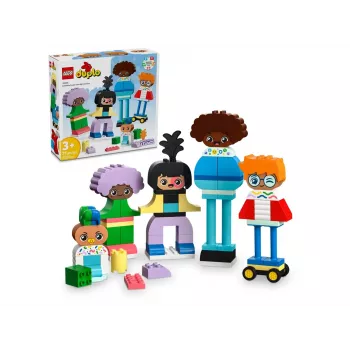 Construction toy LEGO DUPLO 10423 buildable people set, 71 pieces, for ages 3+, figures 260 mm height
