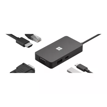Laptop Dock Microsoft 1E4-00002 Black