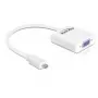 Video Cable Adapter DeLOCK 65347 VGA D-Sub to HDMI Type D Micro White