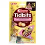 Wet cat treat INABA Cat Churu Tidbits Tuna & Salmon 3×12 g pouch